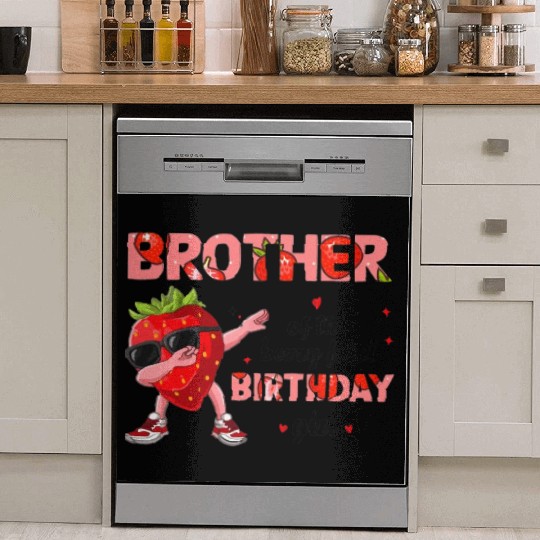 Brother of the Berry Sweet One Strawberry Dish Washer Covers