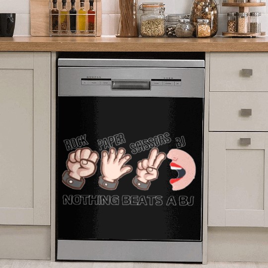 Rock Paper Scissors BJ Dish Washer Covers
