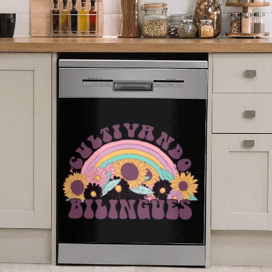 Cultivando Bilingües Spanish Teacher Dish Washer Covers