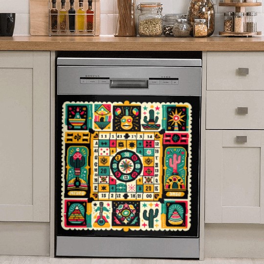 Loteria: Mexico's Bingo Fiesta Dish Washer Covers