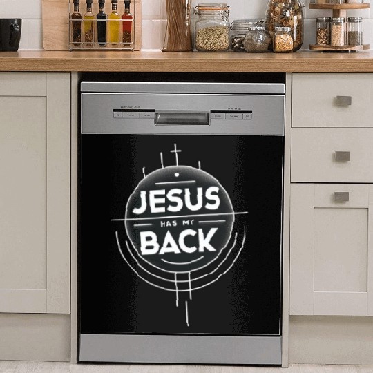 Jesus Has My Back 19 Dish Washer Covers
