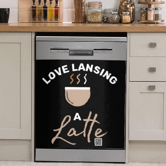 Love Lansing a Latte Dish Washer Covers