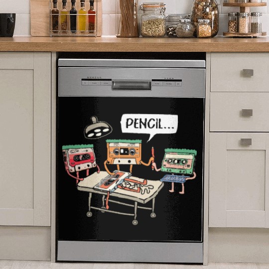 Cassette Tape 80s Music Lover Dish Washer Covers