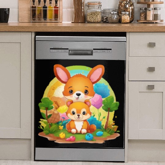 Kangaroo Kingdom Threads: Embrace Nature's Harmony Dish Washer Covers