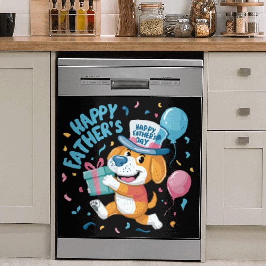 Pawsitively Pawesome: Dog Dad Father's Day Dish Washer Covers