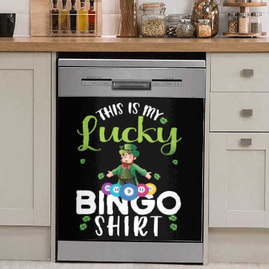 Funny Bingo Player St Patricks Day Dish Washer Covers