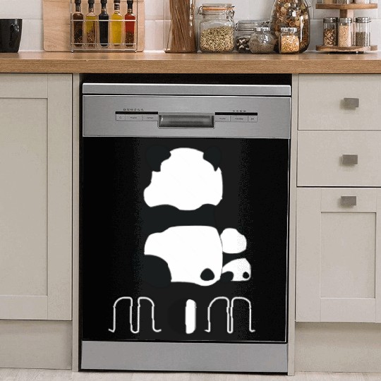 Adorable Panda Cubs Dish Washer Covers