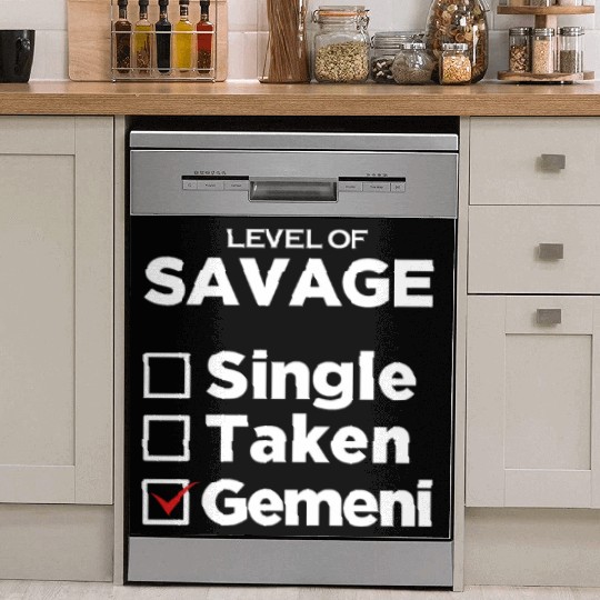 Zodiac Single Taken Gemini Dish Washer Covers