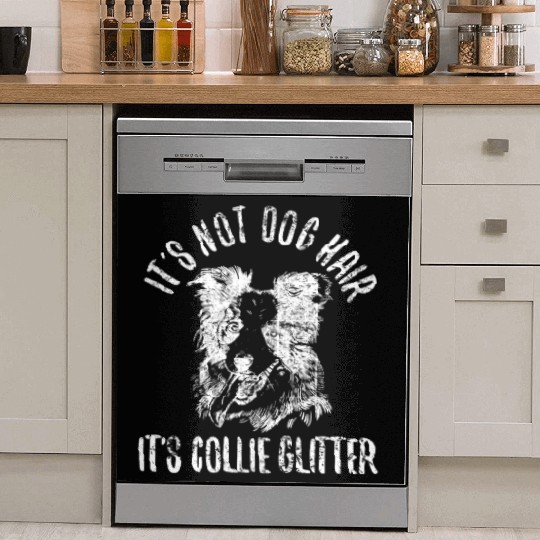 Unique Border Collie Design for Dog Lovers Dish Washer Covers