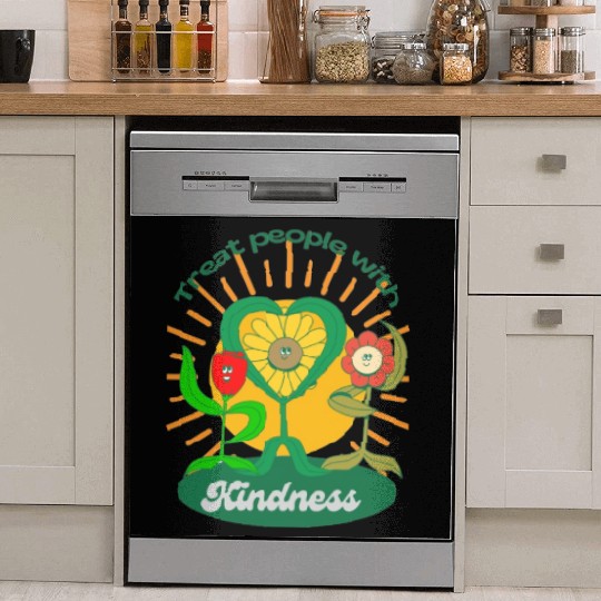 Treat People With Kindness Dish Washer Covers