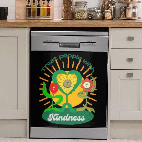 Treat People With Kindness Dish Washer Covers