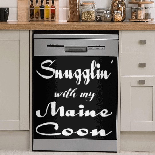 Maine Cat Mom Pajamas Cat Lover Mama Dish Washer Covers