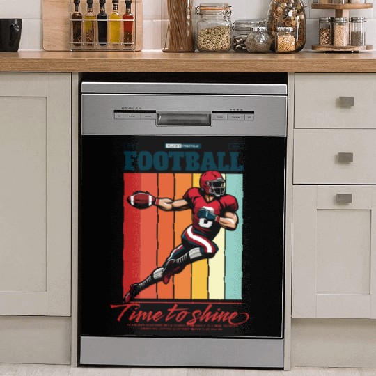 American Football Design Dish Washer Covers
