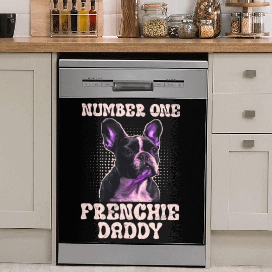 French Bulldog Number One Frenchie Daddy Dish Washer Covers