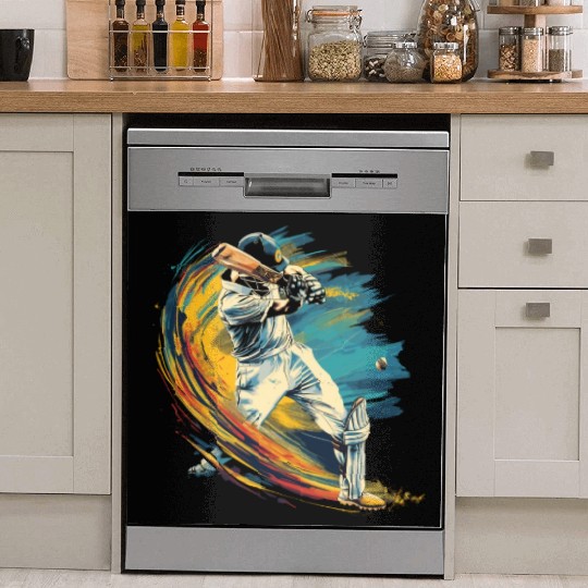 Cricket Player Sport US Dish Washer Covers