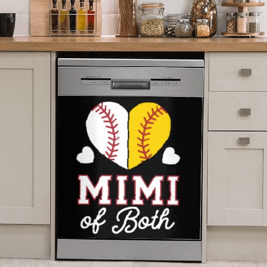 Baseball Grandma Grandmother Grandparents Day Dish Washer Covers