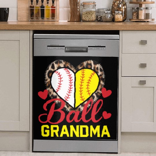 Baseball Grandma Grandmother Grandparents Day Dish Washer Covers