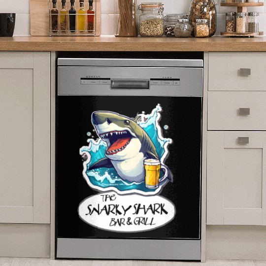 The Snarky Shark Bar & Grill Dish Washer Covers