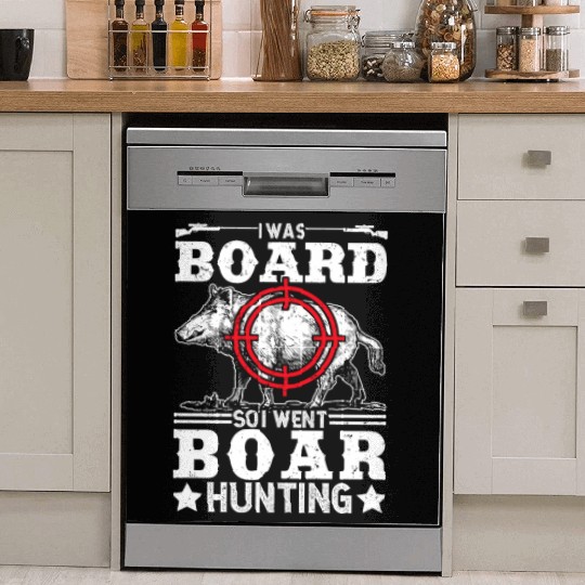 Boar Hunting Funny Wild Hog Hunter Dish Washer Covers