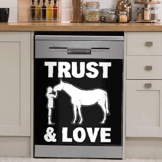 Equestrian Sports Horse Rider Dish Washer Covers