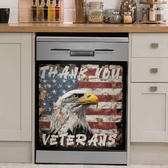 Veterans day 4th of Juli USA US Patriot Dish Washer Covers