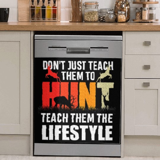 Camo US Flag Deer Elk Buck Camoflage Hunting Dish Washer Covers