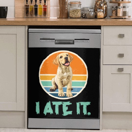 Labrador Hungry I ATE IT. Labrador Dog Owners Dish Washer Covers