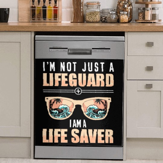 Lifeguard Outdoor Pool Water Swimming Instructor Dish Washer Covers