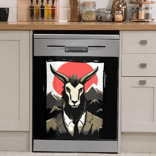 Japan Red Sun: Business Goat Dish Washer Covers