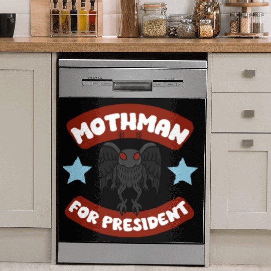 Mothman USA Election Campaign Politics 2024 Dish Washer Covers