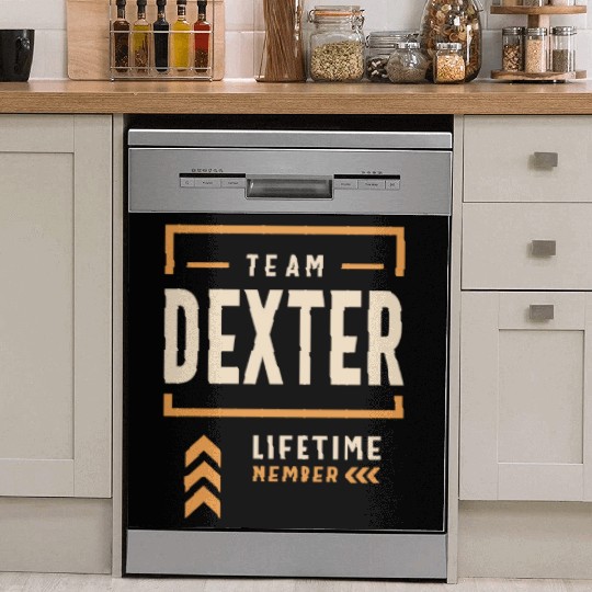 Team Dexter Lifetime Member Funny Name Dexter Dish Washer Covers