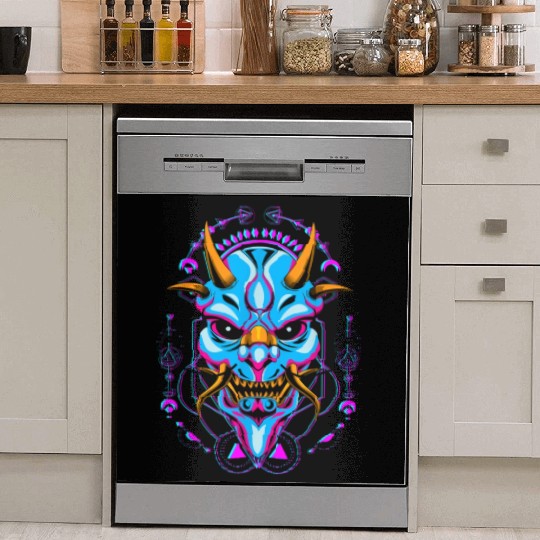 Street cyberpunk clothing streetwear Dish Washer Covers