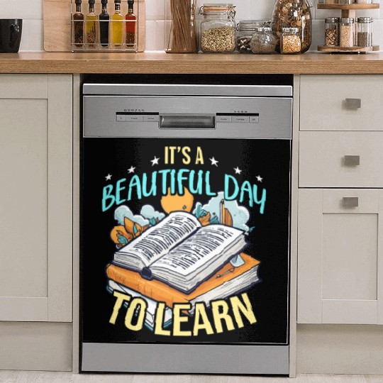 Literature Teacher It's A Beautiful Day To Reading Dish Washer Covers