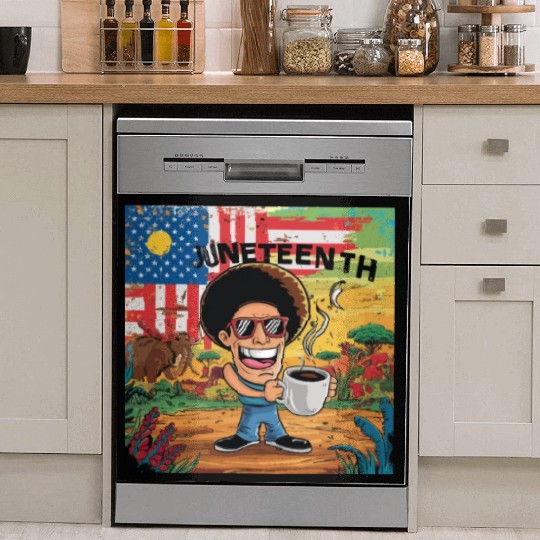 Juneteenth 4Th July Celebrate Fathers Day Coffee Dish Washer Covers