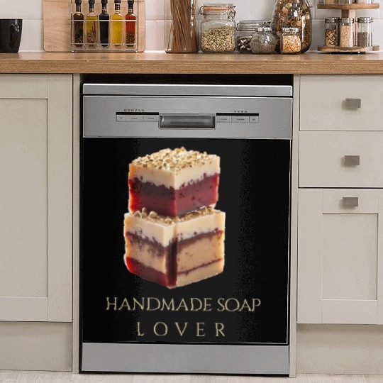 Handcrafted German chocolate cake Soap Dish Washer Covers