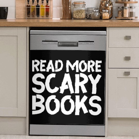Read More Scary Books Dish Washer Covers