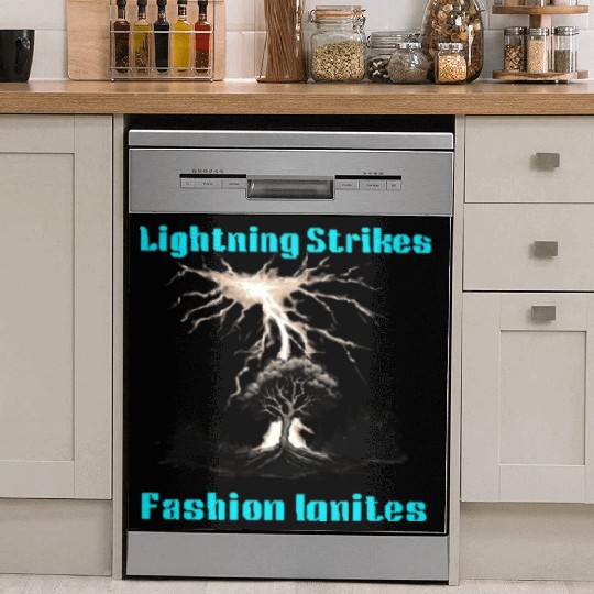 Unleashed Force: Lightning Bolt Strikes Dish Washer Covers