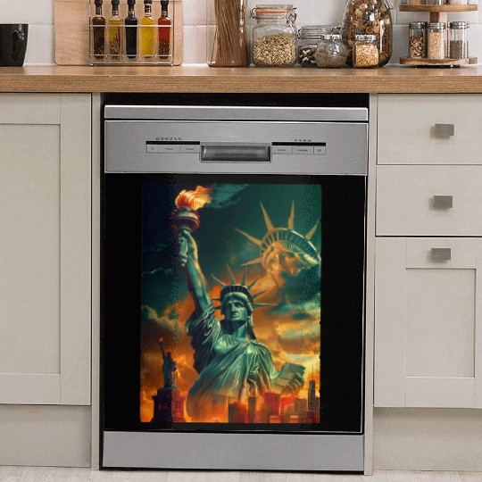 Statue of Liberty in New York USA Dish Washer Covers