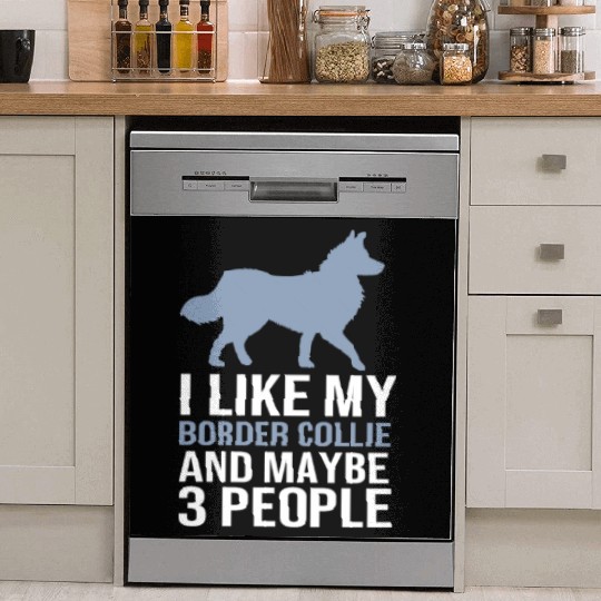 Funny Dog Lover Border Collie Dish Washer Covers