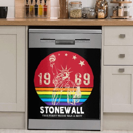 The First Pride Was A Riot 1969 Stonewall LGBTQ Dish Washer Covers