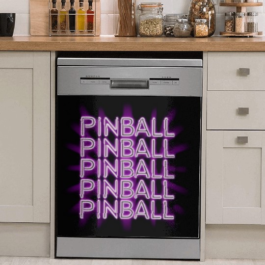 Pinball Purple Neon Dish Washer Covers