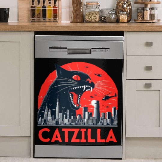 Catzilla Cat Japanese Premium Dish Washer Covers