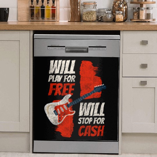 Musician Street Creative Band Dish Washer Covers