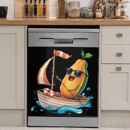 Fruit Boating Papaya Dish Washer Covers