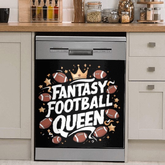 fantasy football queen 2024 Dish Washer Covers