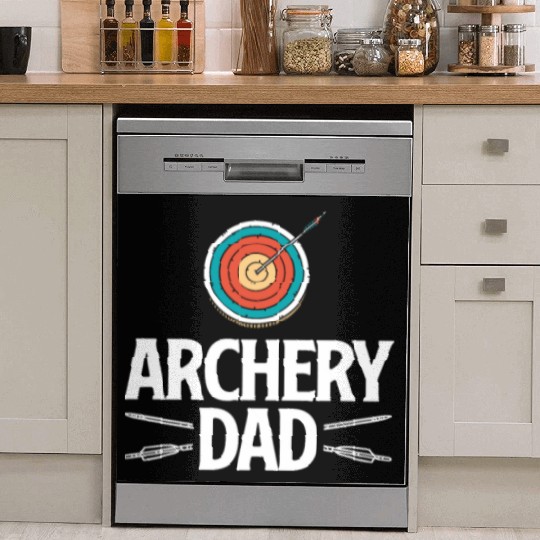 Bow Dad Father Archery Dish Washer Covers