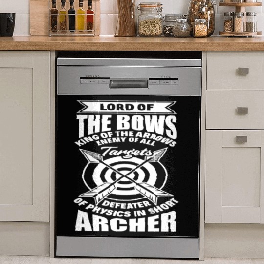 Bow Funny Archery Saying Dish Washer Covers
