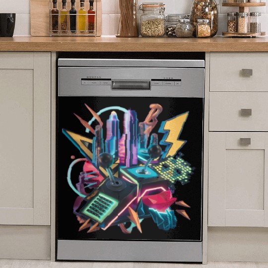 Modern Pop Culture Dish Washer Covers