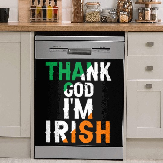 St Patricks Thank God Im Irish Premium Dish Washer Covers