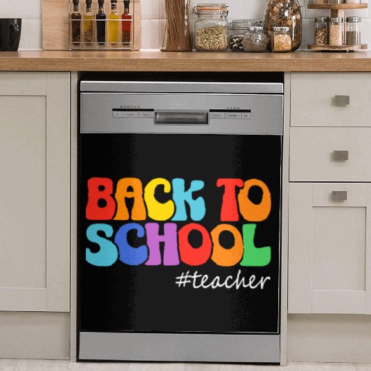 Back to school teacher Dish Washer Covers
